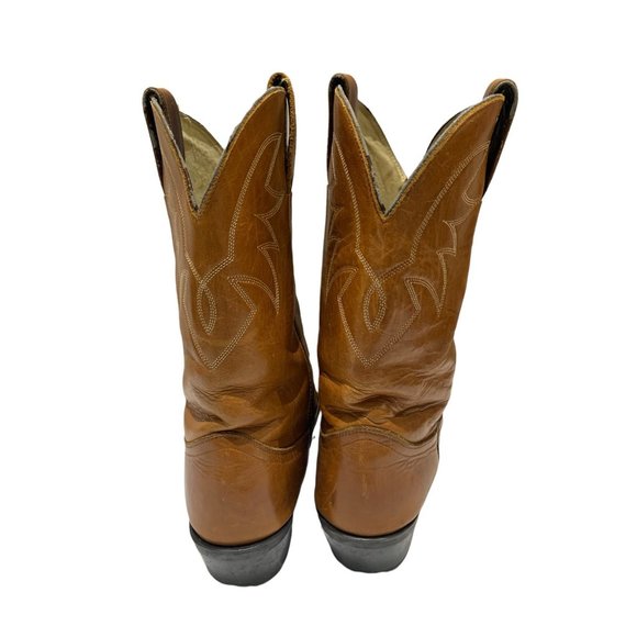 VTG MENS DURANGO COWBOY BROWN BOOTS SIZE 11 D - Picture 5 of 10